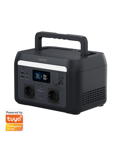 
PPS0600 LOGILINK - Estacion de Carga portatil  600W LiFePO4 battery Compatible con tuya Logilnk