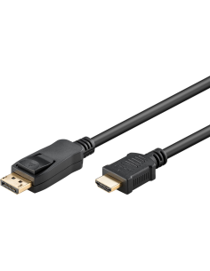 
64836 64836 Cable  2m Negro DisplayPort 1.2 Macho a HDMI 1.4 Macho Goobay