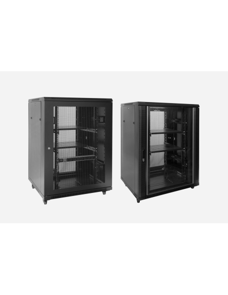 
109021 MONOLYTH - ARMARIO 19" SIN ACCESORIOS  42U SH8842 800X800 PTA.DOBLE PERFORADA