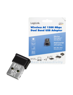 
WL0243 Adaptador USB 2.0 Wireless1200Mbp 2TR2 5G+2,4G, 802.11ac Logilink