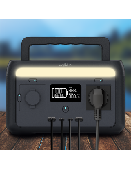 
PPS0300 LOGILINK - Estacion de Carga portatil  300W LiFePO4 battery Logilnk