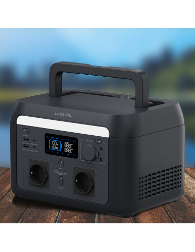 
PPS0600 LOGILINK - Estacion de Carga portatil  600W LiFePO4 battery Compatible con tuya Logilnk