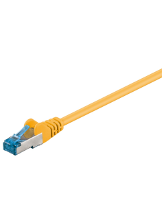 
93740 Latiguillo CAT 6A, S/FTP,  2.00 m, Amarillo, LSZH Goobay