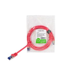 
C6A054S Latiguillo CAT 6A, S/FTP,  2.00 m, Rojo, LSZH Ultraflex Logilink