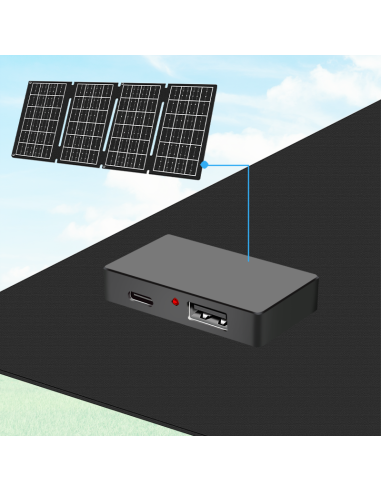 
PA0340 LOGILINK - Panel solar plegable, 1x USB-C 1x USB-A, 15 W Logilink