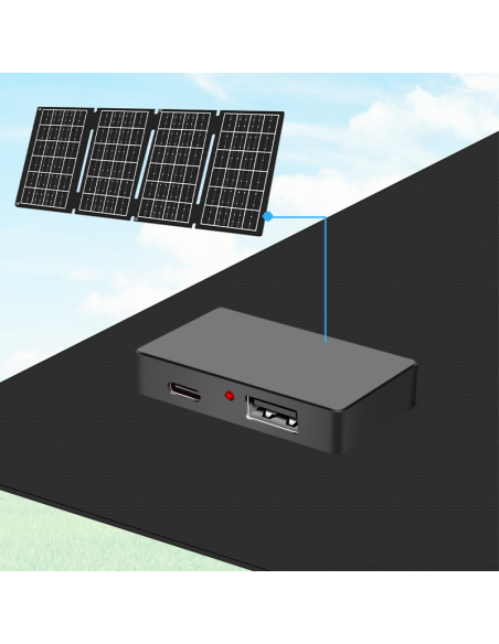 
PA0340 LOGILINK - Panel solar plegable, 1x USB-C 1x USB-A, 15 W Logilink