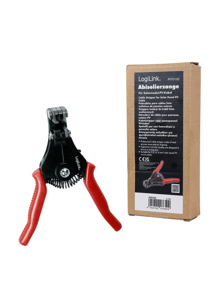 
Alicate pelacables para cable fotovoltaico de panel solar de 2,5/4,0/6,0 mm²  Logilink