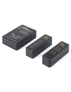 
DN-14001-1 Comprobador de cables, red, RJ45, BNC Dispositivo principal, dispositivo remoto, comprobador de PoE, con maleta pr