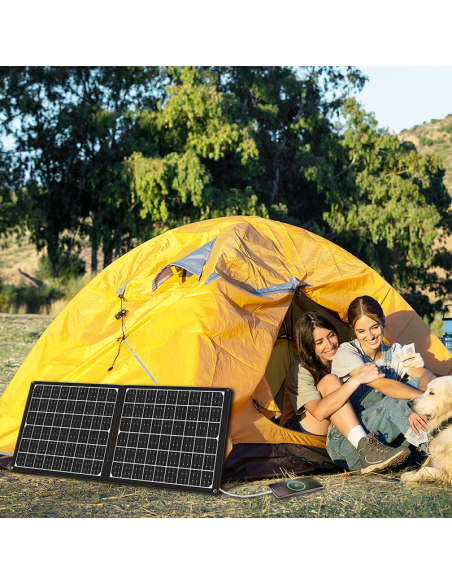 
PA0341 LOGILINK - Panel solar plegable, 1x USB-C, 1x USB-A, salida Corriente Continua DC, 30 W Logilink Logilink