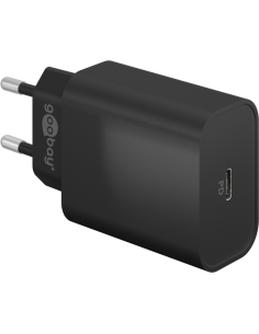 
61742 Cargador  45W USB 1 puert. USB-C Negro PD Salida Lateral Tamaño Goobay 2