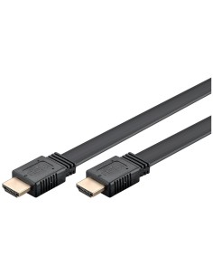 
61277 GOOBAY - Cable HDMI A-A  1 metros Negro Plano 4K 60Hz 18 Gbit/s Series 2.0 CCS Bulk 2