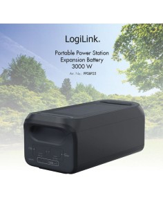 PPSBP25 Estación de energía portátil, paquete de batería adicional, batería LiFePO4, 2,5 kWh Logilnk
