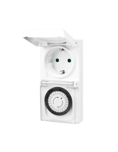 
ET0006 Programador electrico Mecanico Analogico Diario IP44 Exterior Logilink Blister 2