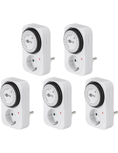 
55540 Programador electrico Analogico Diario Goobay Kit de 5 Unidades