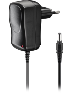 
57287 GOOBAY - Fuente de Alimentacion 12V  7,2W 0,6A Conector 5.5mmx2.1mm 2