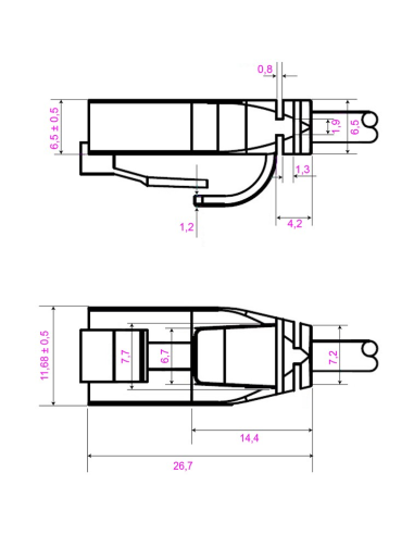 
71545 GOOBAY - CAT 6 slim patch cable U/UTP,grey, 0.15 m - Cu PVC
