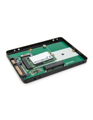 
DA-71118 Adaptador de disco duro SATA de 2,5" M.2 o mSATA SATA 3 6 Gbit/s, velocidad de escritura 520 MB/s