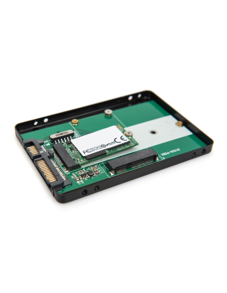 
DA-71118 Adaptador de disco duro SATA de 2,5" M.2 o mSATA SATA 3 6 Gbit/s, velocidad de escritura 520 MB/s