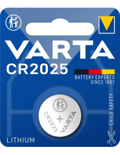 
48058 Pila Litio Boton   CR2025 3V 1 x Blister   Varta