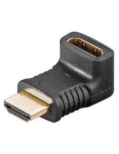 
68782 GOOBAY - Adaptador HDMI-A Hembra - HDMI-A Macho Codo 90º Vertical 4K Ultra HD 2160p (60 Hz)