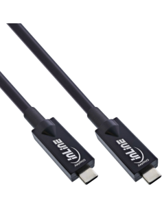 
35798A InLine® USB 3.2 Gen.2 AOC cable, USB Type-C male/male, black, 15m