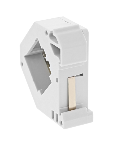 
76203 Modulo de carril DIN para módulos Keystone, Gris Claro inline