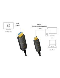 
CUF0100 LOGILINK - Cable USB C Macho a HDMI Macho 10.00m 4K/60Hz 18 Gbit/s AOC Logilink