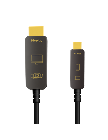 
CUF0100 LOGILINK - Cable USB C Macho a HDMI Macho 10.00m 4K/60Hz 18 Gbit/s AOC Logilink