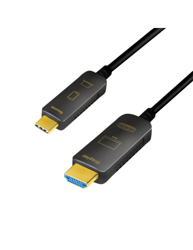 
CUF0100 LOGILINK - Cable USB C Macho a HDMI Macho 10.00m 4K/60Hz 18 Gbit/s AOC Logilink