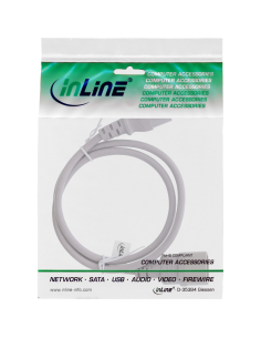 
16502A Cable Extension C13 a C14  2 m Gris