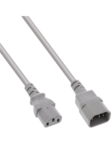 
16502A Cable Extension C13 a C14  2 m Gris