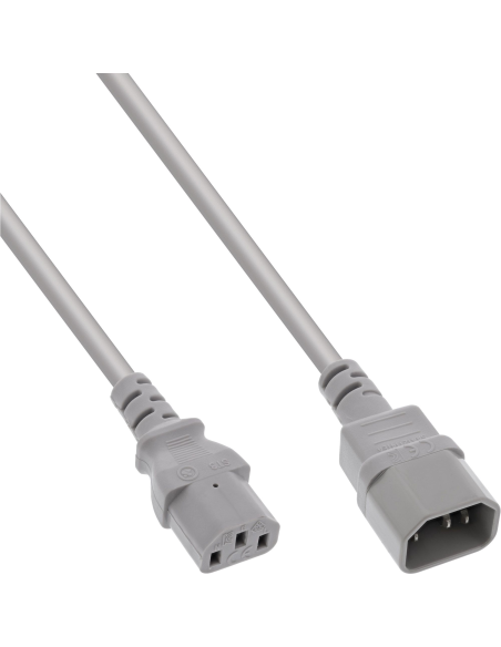 
16502A Cable Extension C13 a C14  2 m Gris