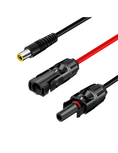 
PHC0400 LOGILINK - Cable adaptador solar, DC7909/M a 2x MC4/MF, CU, negro/rojo, 0,24 m  Logilink