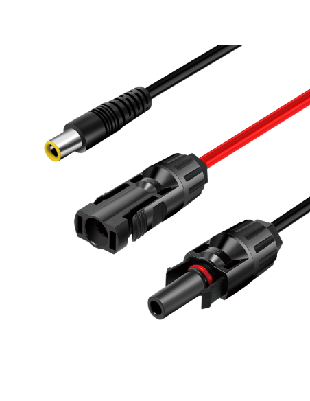 
PHC0400 LOGILINK - Cable adaptador solar, DC7909/M a 2x MC4/MF, CU, negro/rojo, 0,24 m  Logilink