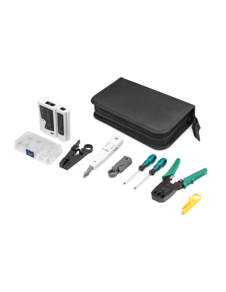 
DN-94027 Kit de herramienta de red 12 piezas DIGITUS