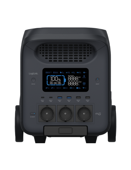 
PPS3000 LOGILINK - Estacion de Carga portatil 3000W LiFePO4 battery Tuya compatible Logilink