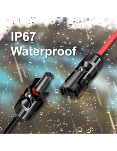 
PHC0400 LOGILINK - Cable adaptador solar, DC7909/M a 2x MC4/MF, CU, negro/rojo, 0,24 m  Logilink 2