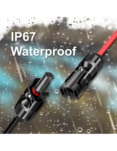 
PHC0400 LOGILINK - Cable adaptador solar, DC7909/M a 2x MC4/MF, CU, negro/rojo, 0,24 m  Logilink