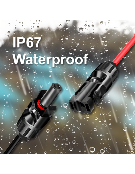 
PHC0400 LOGILINK - Cable adaptador solar, DC7909/M a 2x MC4/MF, CU, negro/rojo, 0,24 m  Logilink