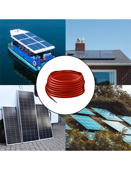 
PHC0201 LOGILINK - Cable de instalación solar, H1Z2Z2-K, 6 mm², CU, rojo, 25 m Logilink