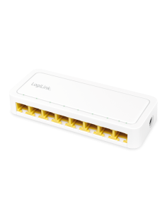 
NS0115 LOGILINK - Switch  8 puertos Gigabit Blanco plastico Logilink