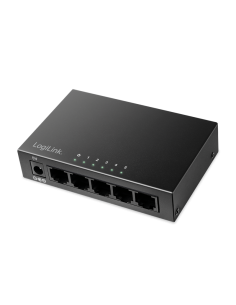 
NS0116 LOGILINK - Switch  5 puertos Gigabit Negro Metalico Logilink 2