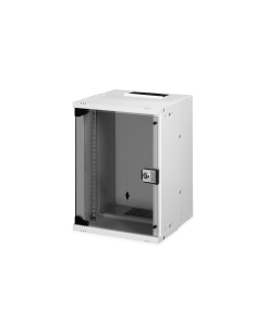 
DN-49104 Armario Mural 10" 12U 592x315x300 mm, color Gris (RAL 7035) Puerta de Cristal SOHO-PREMONTADO  partes 2