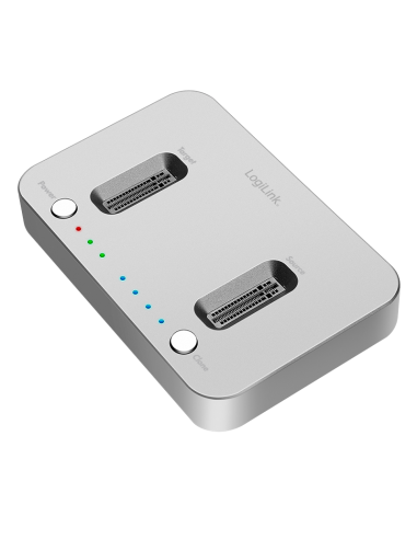 
QP0033 Estación de clonado NVMe, USB3.2 Gen2 tipo C SSD NVMe M.2 Logilink
