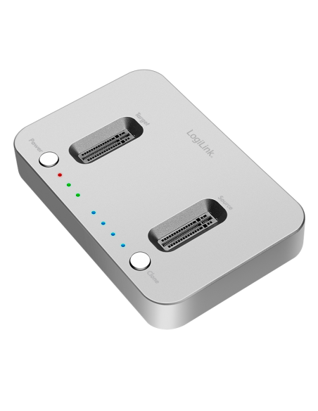 
QP0033 Estación de clonado NVMe, USB3.2 Gen2 tipo C SSD NVMe M.2 Logilink