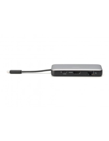 
DA-70916 DIGITUS - USB-C Travel Docking Station, 7 puertos 1xHDMI,2xUSB3.0,1xRJ45,1xSD,1xMicroSD,1xUSB-CPD
