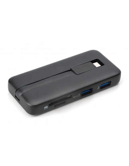 
DA-70916 DIGITUS - USB-C Travel Docking Station, 7 puertos 1xHDMI,2xUSB3.0,1xRJ45,1xSD,1xMicroSD,1xUSB-CPD