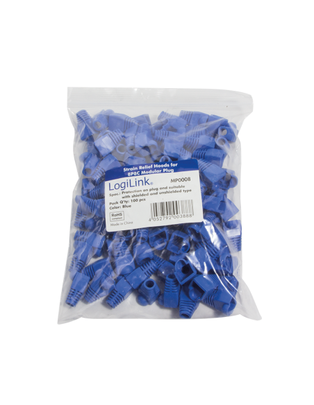 
MP0008  Capuchón RJ45 Azul Ø5,8mm ( 100 unidades )