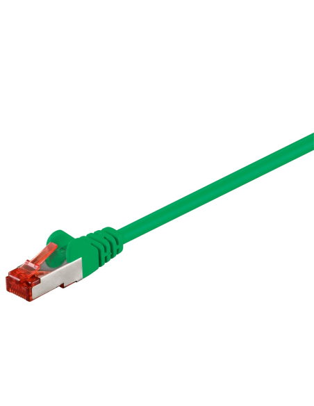 68288 Goobay Latiguillo CAT 6, S/FTP,  0.50 m, Verde, LSZH