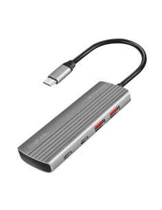
UA0413 Hub USB-C 3.1 Gen2 con 4 puertos USB 3.1 Gen2 de hasta 10 Gbps 2 x  USB A y 2 x USB C Logilink